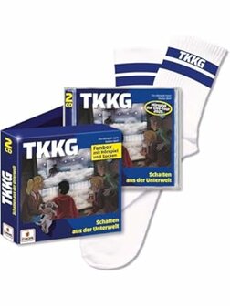 TKKG - Schatten aus der Unterwelt ( 236 ) Box mit Socken inkl. DCD ( Limitiert ) NEU